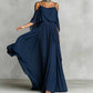 👗Robe Maxi Fluide Élégante à Épaules Dénudées pour Femme