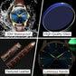 ⌚✨ PROMO -50% ! Montre Homme Classique Cuir – Mouvement Quartz Fiable, Verre Minéral Durci, Aiguilles Lumineuses Dorées, Fenêtre Date, Étanche 30m · 5 Coloris · Cadran 39mm 🎁