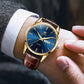 ⌚✨ PROMO -50% ! Montre Homme Classique Cuir – Mouvement Quartz Fiable, Verre Minéral Durci, Aiguilles Lumineuses Dorées, Fenêtre Date, Étanche 30m · 5 Coloris · Cadran 39mm 🎁