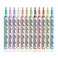 🔥Soldes Mi-Année⏰ Stylos Nail Art Acrylique 12 Couleurs – Pointe Fine de Précision, Pigments Éclatants, Manucure Salon à Domicile💅✨