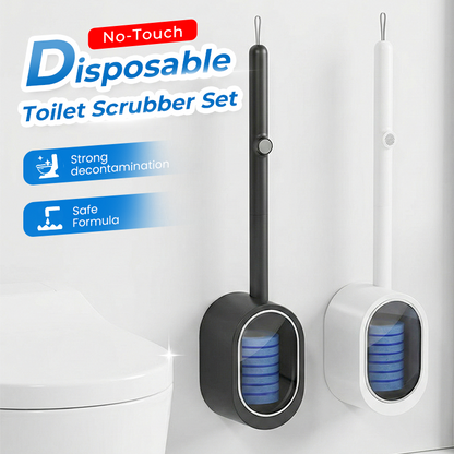 🚽 50% DE RÉDUCTION ! 🧹 Lot Brosses WC Jetables Sans Contact – ABS/PS/PP + Éponge – Éjection Bouton & Support Mural for Hygiène Salle de Bain