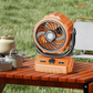 🌀🔥 -50% ! Ventilateur Camping Turbo 100 Vitesses – Oscillation 270° Rafraîchissement Large Angle, Batterie Lithium Chargeur Urgence LED 3 Niveaux, Suspension Crochet Table Plafond Polyvalent · Vert & Orange ✨