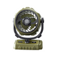 🌀🔥 -50% ! Ventilateur Camping Turbo 100 Vitesses – Oscillation 270° Rafraîchissement Large Angle, Batterie Lithium Chargeur Urgence LED 3 Niveaux, Suspension Crochet Table Plafond Polyvalent · Vert & Orange ✨