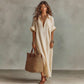 Robe Maxi Minimaliste Uni pour Femme