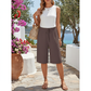 👖✨ PROMO -50% ! Pantalon Large Femme Fluide & Léger – Taille Élastique à Cordon, Coupe Ample Respirante, Style Universel Été Bureau & Casual · 10 Coloris · S-XL 🔥