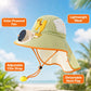 ❄️🌬️50% OFF !!!🌊Chapeau de Protection Solaire à Rabat avec Ventilateur Intégré