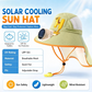 ❄️🌬️50% OFF !!!🌊Chapeau de Protection Solaire à Rabat avec Ventilateur Intégré