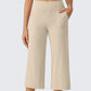 👖 PROMO LIMITÉE 50% DE RÉDUCTION ! ✨ Pantalon Court Large Décontracté Femme – Poches Latérales, Respirant, Polyvalent 🌿