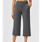 👖 PROMO LIMITÉE 50% DE RÉDUCTION ! ✨ Pantalon Court Large Décontracté Femme – Poches Latérales, Respirant, Polyvalent 🌿