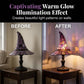 Lampe Sorcière Enchantée en Verre Coloré