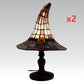 Lampe Sorcière Enchantée en Verre Coloré