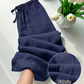 Pantalon Loungewear Femme à Taille Élastique en Coton