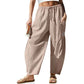 | ⏰ -50% – Léger & Économique 🌊✨ Pantalon Large d'Été Fluide – Respirant & Poches ! | Parfait pour la Plage ou le Style Vacances 🏖️☀️