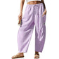 | ⏰ -50% – Léger & Économique 🌊✨ Pantalon Large d'Été Fluide – Respirant & Poches ! | Parfait pour la Plage ou le Style Vacances 🏖️☀️