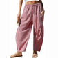 | ⏰ -50% – Léger & Économique 🌊✨ Pantalon Large d'Été Fluide – Respirant & Poches ! | Parfait pour la Plage ou le Style Vacances 🏖️☀️