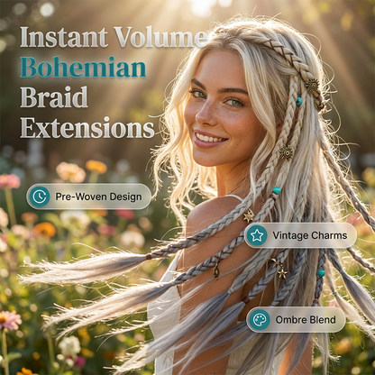 📢📢50% DE RÉDUCTION !! ⏰Extensions de Cheveux Tressées Style Maillard