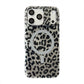 Coque de Téléphone Magnétique Imprimé Léopard