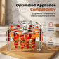 🥰 Parfait pour les barbecues en famille : des repas plus sûrs, plus sains et sans souci 🎁 Support vertical à brochettes en acier inoxydable pour friteuse à air