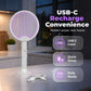 📢📢50% DE RÉDUCTION !! ⏰Tapette à Mouches Électrique Rechargeable 2-en-1