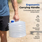 Bidon d'eau pliable avec robinet