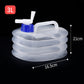 Bidon d'eau pliable avec robinet