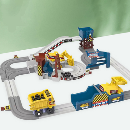 🚂🛤️ PROMO FLASH 50% ! Ensemble de Train Électrique Interactif – Pistes Modulaires, Lumières, Stations d'Action, Compatible, Idéal Enfants 3+ 🎄✨