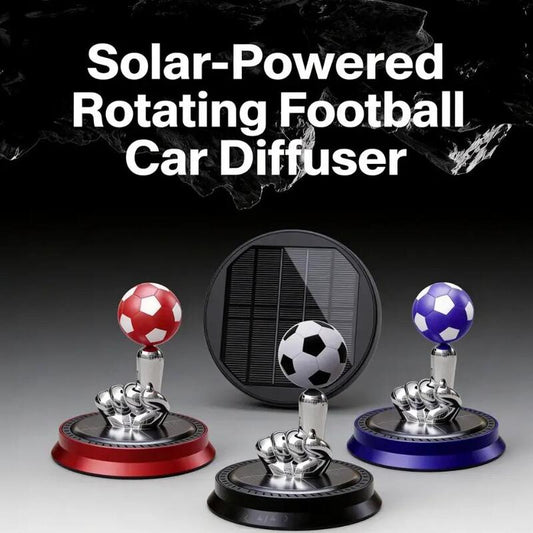 🚗 OFFRE LIMITÉE -50% ! ✨ Diffuseur d'Arômes Rotatif Solaire pour Voiture – Rotation Auto, Extraits Végétaux, Design Compact 🌿