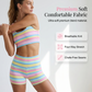 🌈Ensemble Débardeur & Short Arc-en-Ciel Femme ✨Tenue Deux Pièces Été