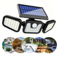 💡 60% DE RÉDUCTION! ☀️ Applique Murale Solaire à 3 Têtes avec Capteur – Éclairage Automatique, Étanche & Idéale Pour Jardin, Entrée & Garage 🏠