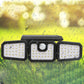💡 60% DE RÉDUCTION! ☀️ Applique Murale Solaire à 3 Têtes avec Capteur – Éclairage Automatique, Étanche & Idéale Pour Jardin, Entrée & Garage 🏠