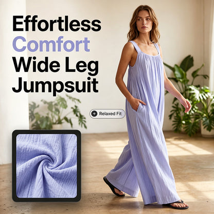 Women Casual Wide Leg Jumpsuit