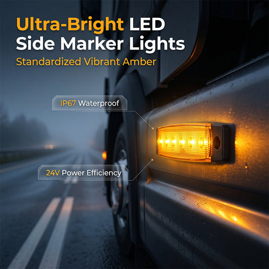 Feux de Gabarit LED pour Camions – Lot de 10