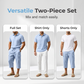 👔 -50% MAINTENANT ! ☀️ Ensemble Lin Homme Été – Chemise Ample & Short Cargo – Respirant & Élégant – Parfait pour l'Été 🌊
