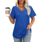 T-shirt Col V Flatteur pour Femme