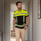 👔 50% DE RÉDUCTION ⏰ Chemise homme manches courtes haute visibilité réfléchissante – Bande réfléchissante & respirante – Idéale pour le travail, le chantier ou les sorties nocturnes – sécurité et confort au quotidien ✨🦺🌙