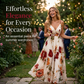 Robe Maxi à Bretelles Spaghetti Imprimée pour Femme