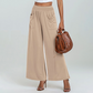 👖 50% DE RÉDUCTION 🌸 Pantalon large décontracté pour femme – Tissu fluide, taille élastique – Parfait pour l’été, le quotidien ou les voyages – léger, confortable et chic ✨🌿☀️