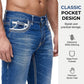 👖 PROMO EXCEPTIONNELLE 50% DE RÉDUCTION ! ⏰ Jean Homme Double Couture Haute Extensibilité – Coupe Moderne & Confort – Tissu Stretch Résistant – Idéal pour le Quotidien ou les Déplacements – Look Intemporel et Ajusté ✨🔥🛒
