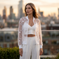 🔥☀️ -50% Aujourd'hui | Veste Courte Femme Anti-UV – Maille Fine Respirante, Style Chic & Protection Solaire