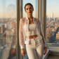 🔥☀️ -50% Aujourd'hui | Veste Courte Femme Anti-UV – Maille Fine Respirante, Style Chic & Protection Solaire