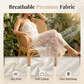 Robe Maxi Élégante en Dentelle Blanche à Bretelles Spaghetti pour Femme