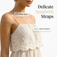 Robe Maxi Élégante en Dentelle Blanche à Bretelles Spaghetti pour Femme