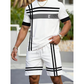 👕 50% DE RÉDUCTION ☀️ Ensemble athlétique 2 pièces – Tissu respirant & taille élastique – Imprimé 3D, parfait pour le gym, la course ou le quotidien 💪✨🩳