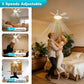🏆 Dernier jour des soldes : 50% de réduction 🔥 Lampe-Ventilateur LED SmartBreez 40W — 20,5, ultra-silencieuse avec télécommande 🎯 | Idéale pour la chambre 😴, la cuisine 👩‍🍳 et le garage