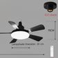 🏆 Dernier jour des soldes : 50% de réduction 🔥 Lampe-Ventilateur LED SmartBreez 40W — 20,5, ultra-silencieuse avec télécommande 🎯 | Idéale pour la chambre 😴, la cuisine 👩‍🍳 et le garage