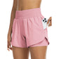 📢📢50 % DE RÉDUCTION !! ⏰ Short de Yoga Athlétique Femme Double Couche - Short de Gym