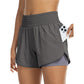 📢📢50 % DE RÉDUCTION !! ⏰ Short de Yoga Athlétique Femme Double Couche - Short de Gym