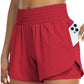 📢📢50 % DE RÉDUCTION !! ⏰ Short de Yoga Athlétique Femme Double Couche - Short de Gym