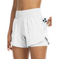 📢📢50 % DE RÉDUCTION !! ⏰ Short de Yoga Athlétique Femme Double Couche - Short de Gym