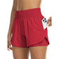 📢📢50 % DE RÉDUCTION !! ⏰ Short de Yoga Athlétique Femme Double Couche - Short de Gym